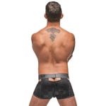 Czarne szorty Male Power Cutout - obrazek 2