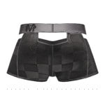 Czarne szorty Male Power Cutout - obrazek 9