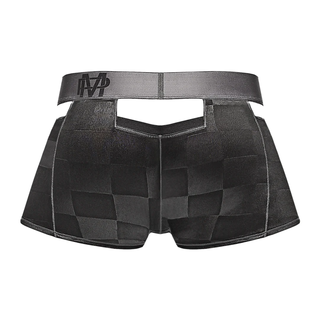 Czarne szorty Male Power Cutout - obrazek 9