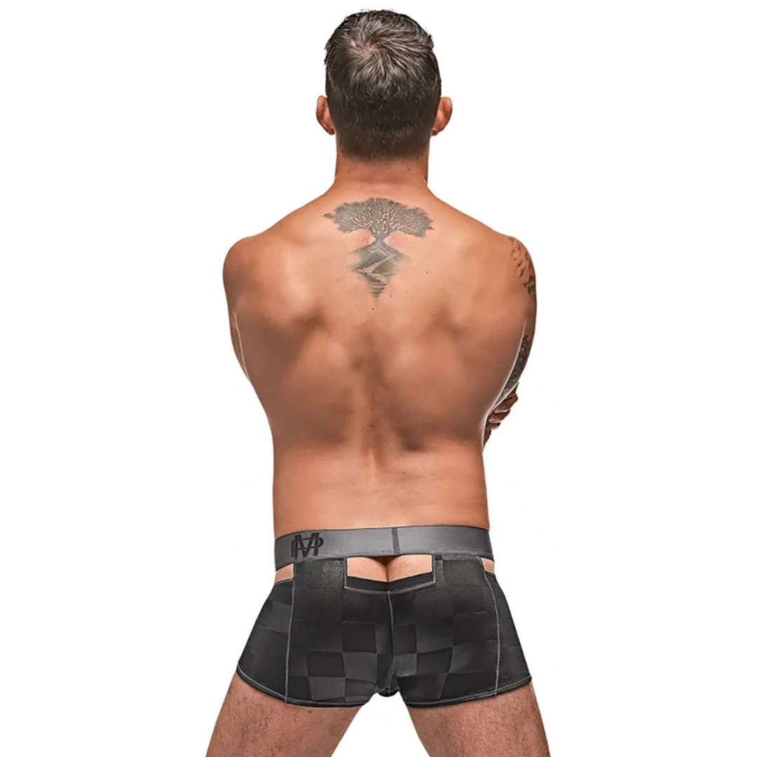 Czarne szorty Male Power Cutout - obrazek 7