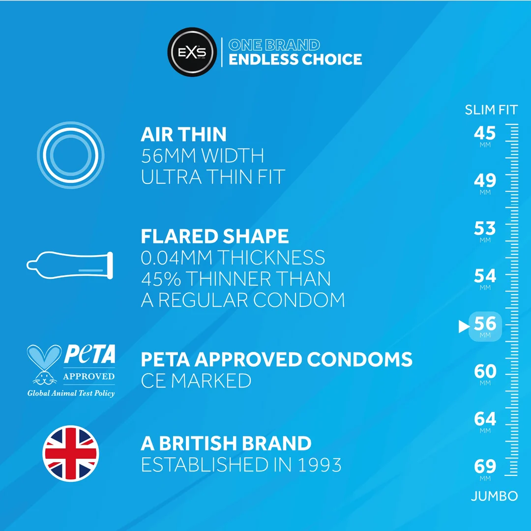 Prezerwatywy EXS Air Thin, 12 sztuk - obrazek 4