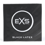 Prezerwatywy EXS Black Latex, 12 sztuk
