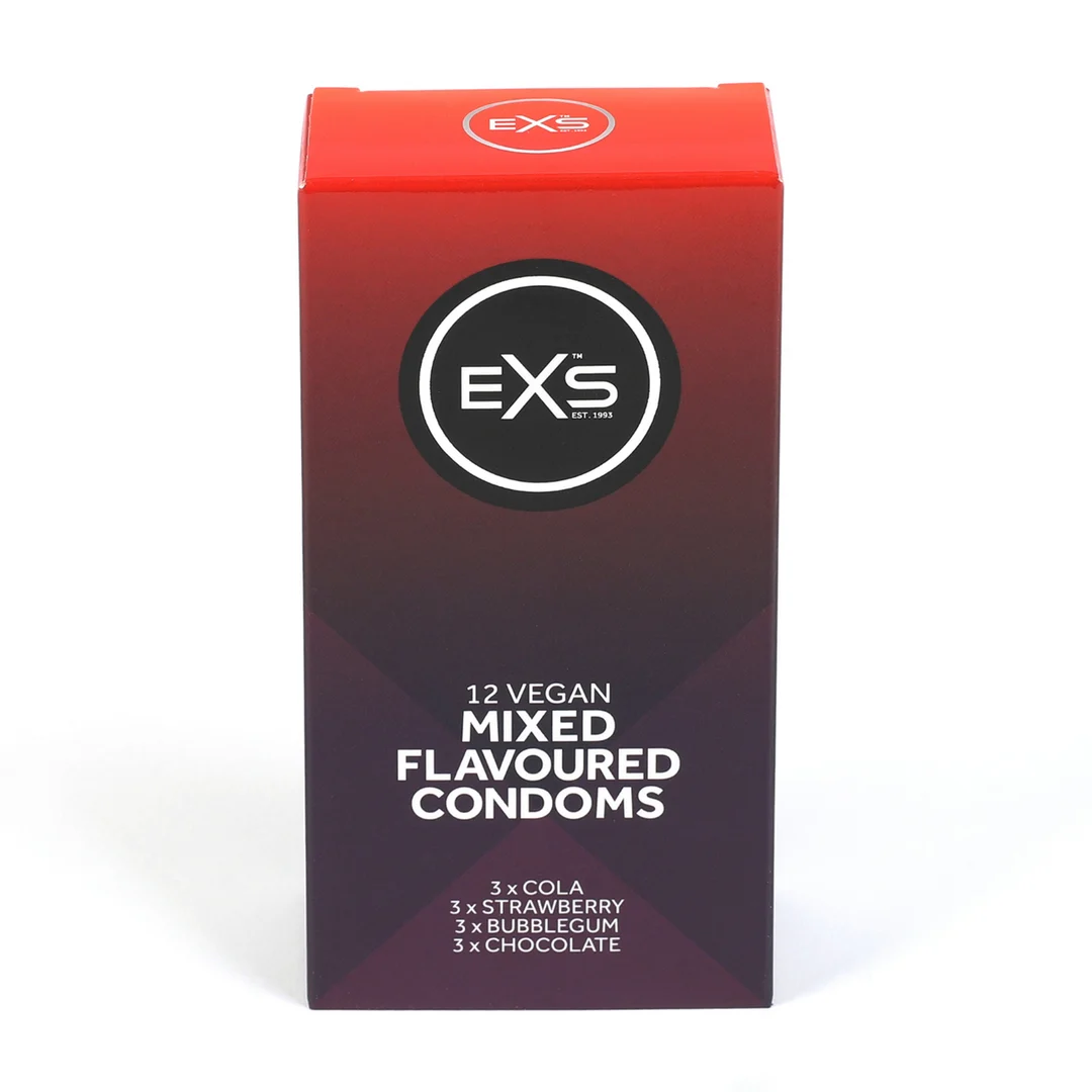 Prezerwatywy EXS Mixed Flavored, 12 sztuk - obrazek 5