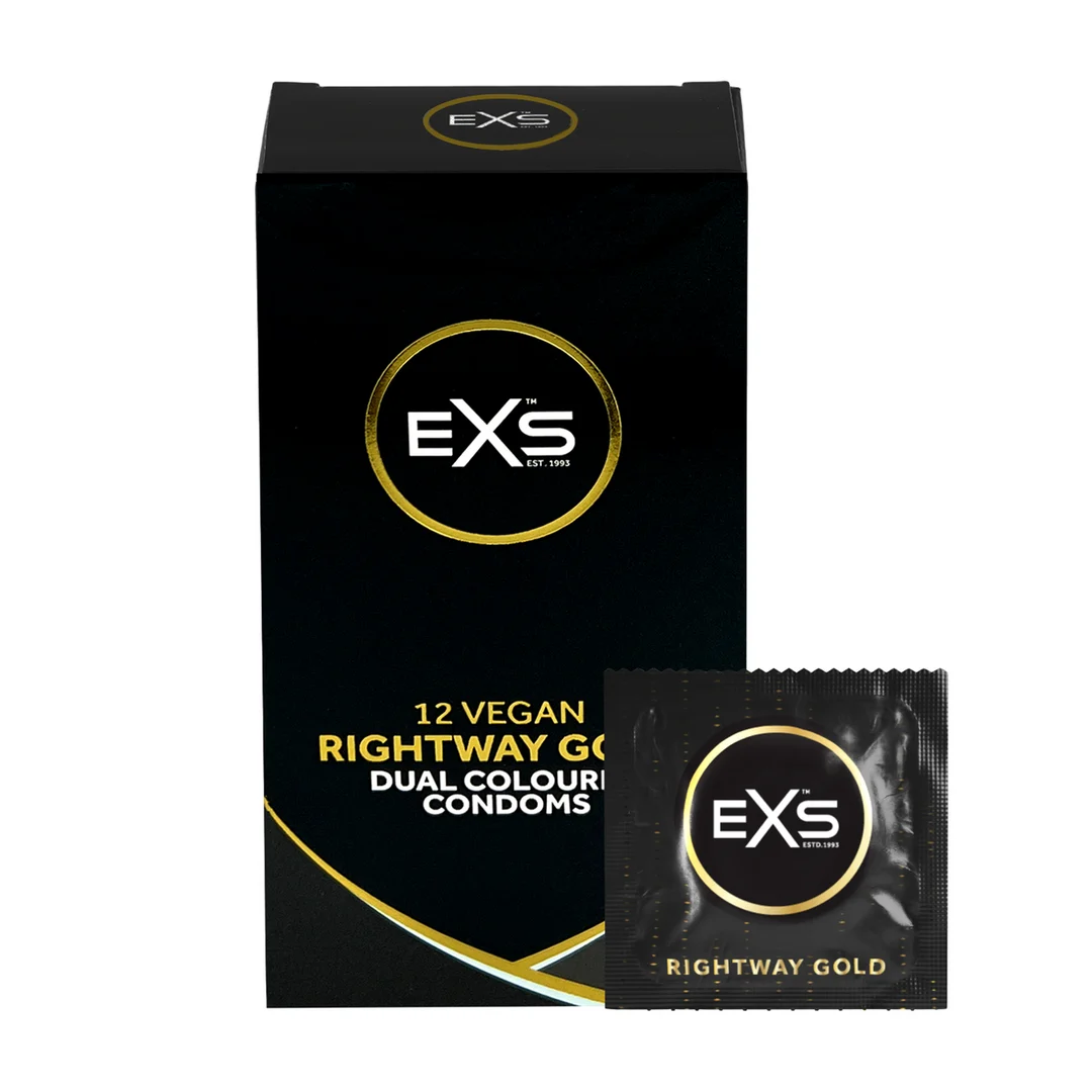 Prezerwatywy EXS Rightway Gold, 12 sztuk - obrazek 4