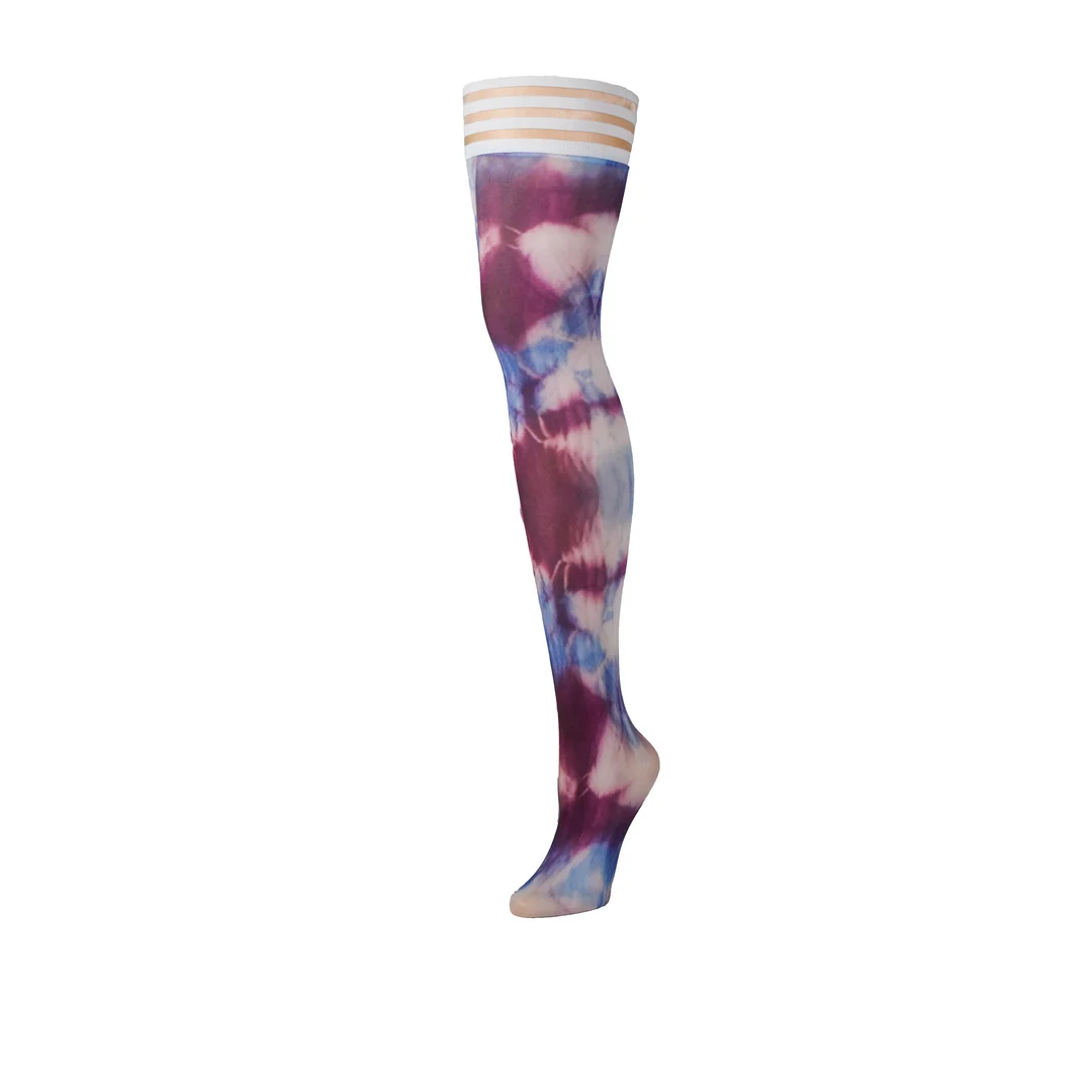 Pończochy do uda Kix'ies Madisen tie dye - obrazek 20