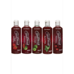 Lubrykant smakowy – zestaw 5 żeli doustnych GoodHead do seksu oralnego – wiśnia, mięta, arbuz, zielone jabłko, słodka truskawka – 5 x 1 fl oz / 30 ml – Doc Johnson - obrazek 2