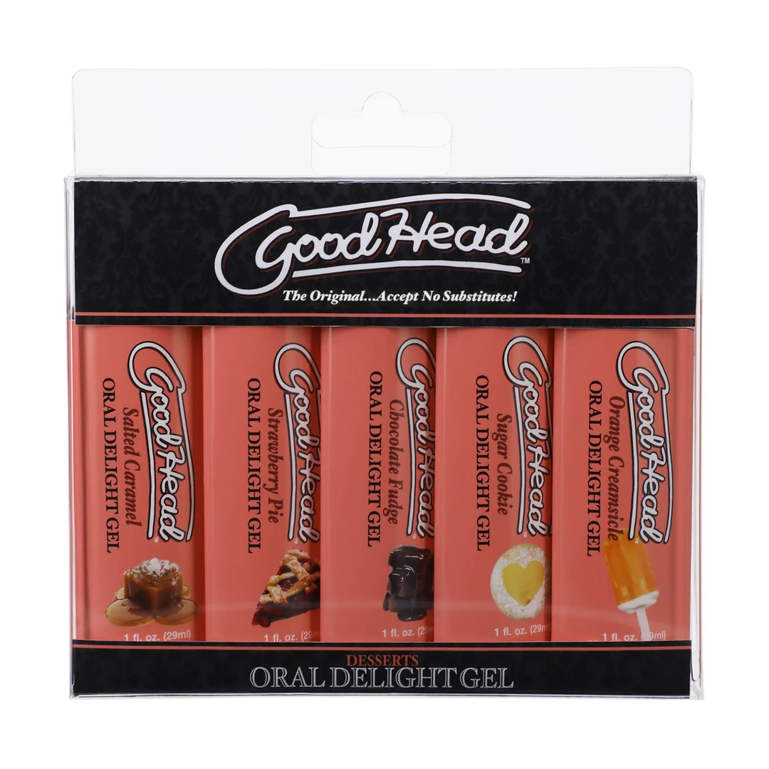 Doc Johnson Oral Delight Gel Desserts, 5 smaków - obrazek 1