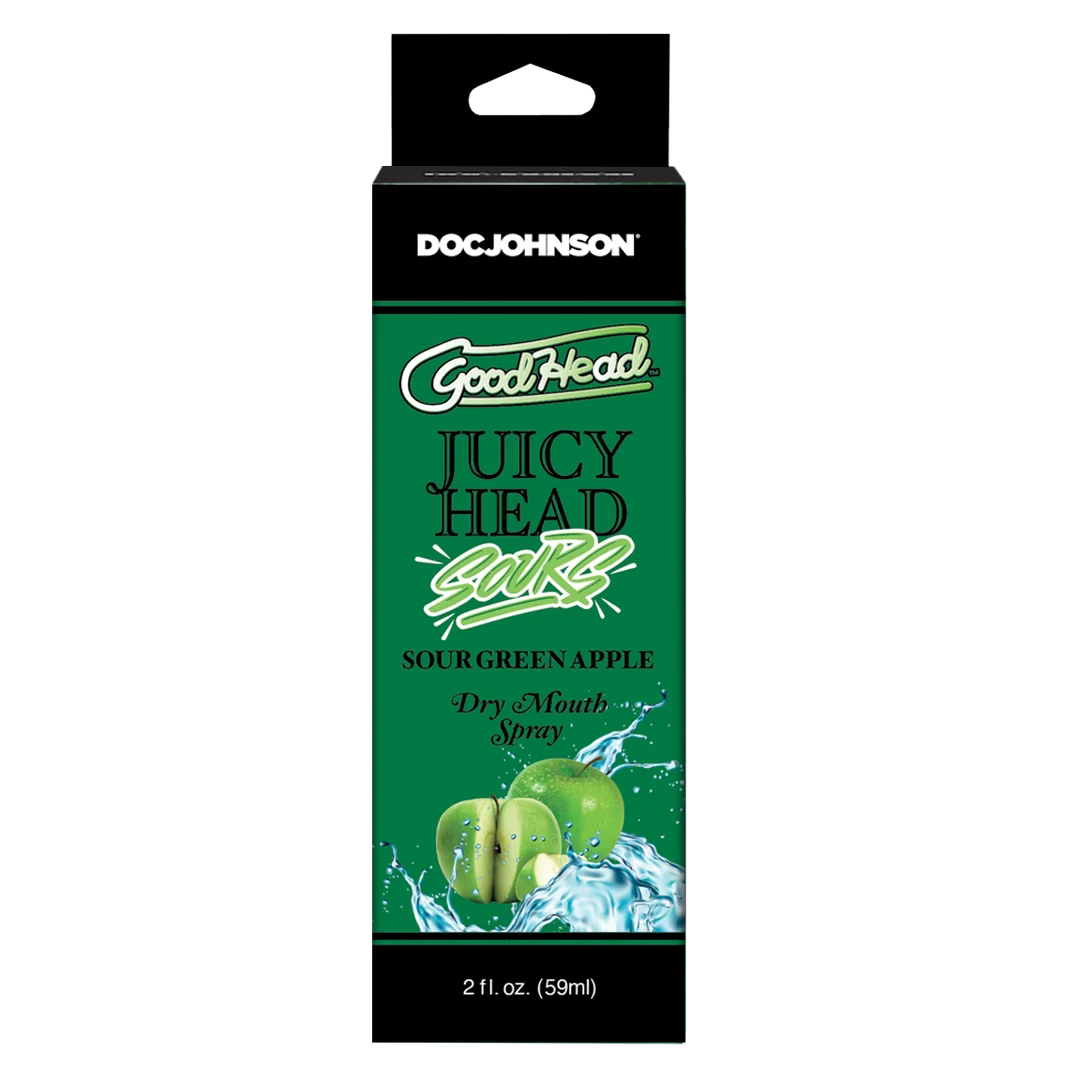 Juicy Head Dry Mouth Spray Sour Green Apple - obrazek 1