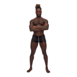 Male Power Landing Strip Mini Short - obrazek 5