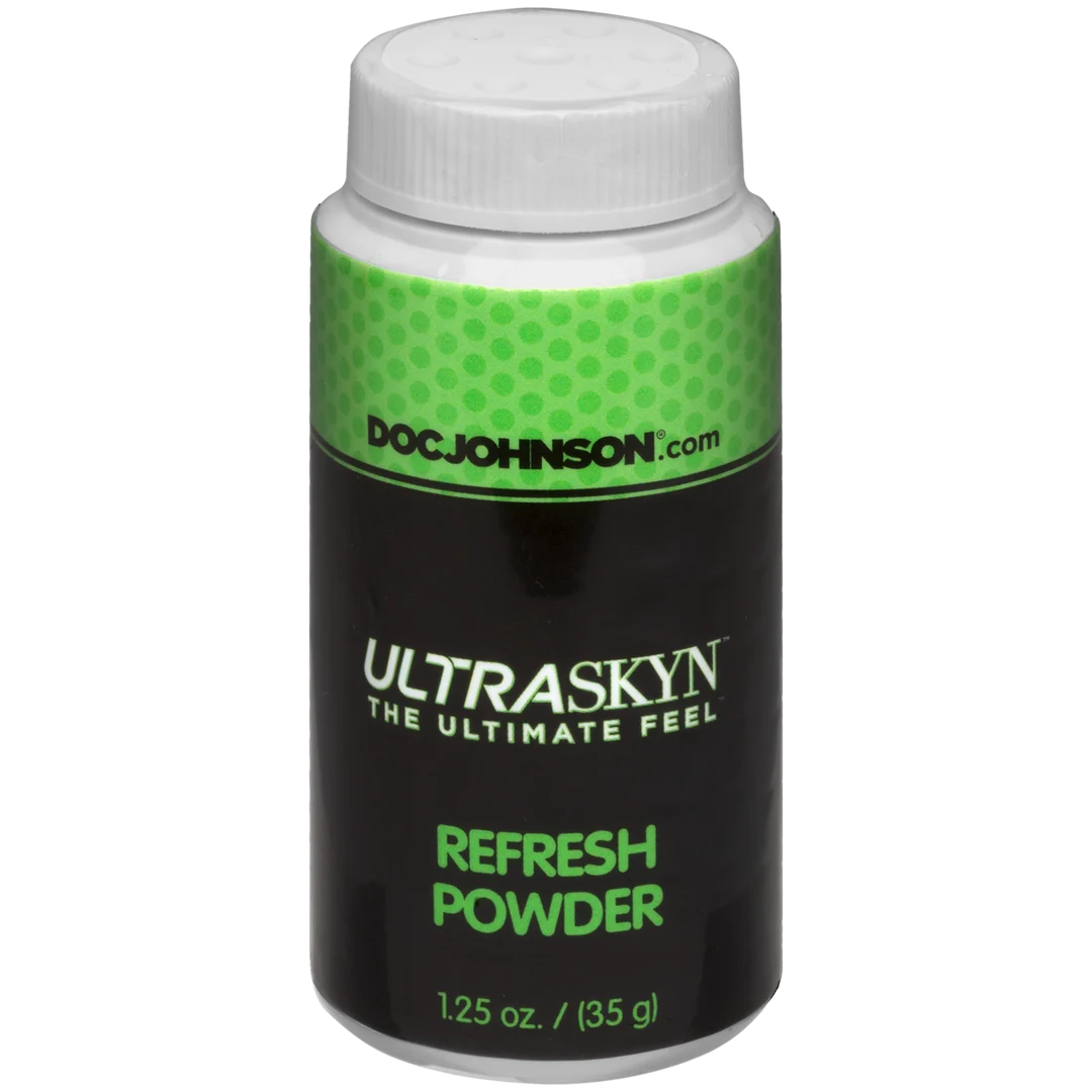 Puder do masturbatora ULTRASKYN, odświeżający puder pielęgnacyjny, neutralny płciowo, Doc Johnson, butelka 1 uncja - obrazek 1