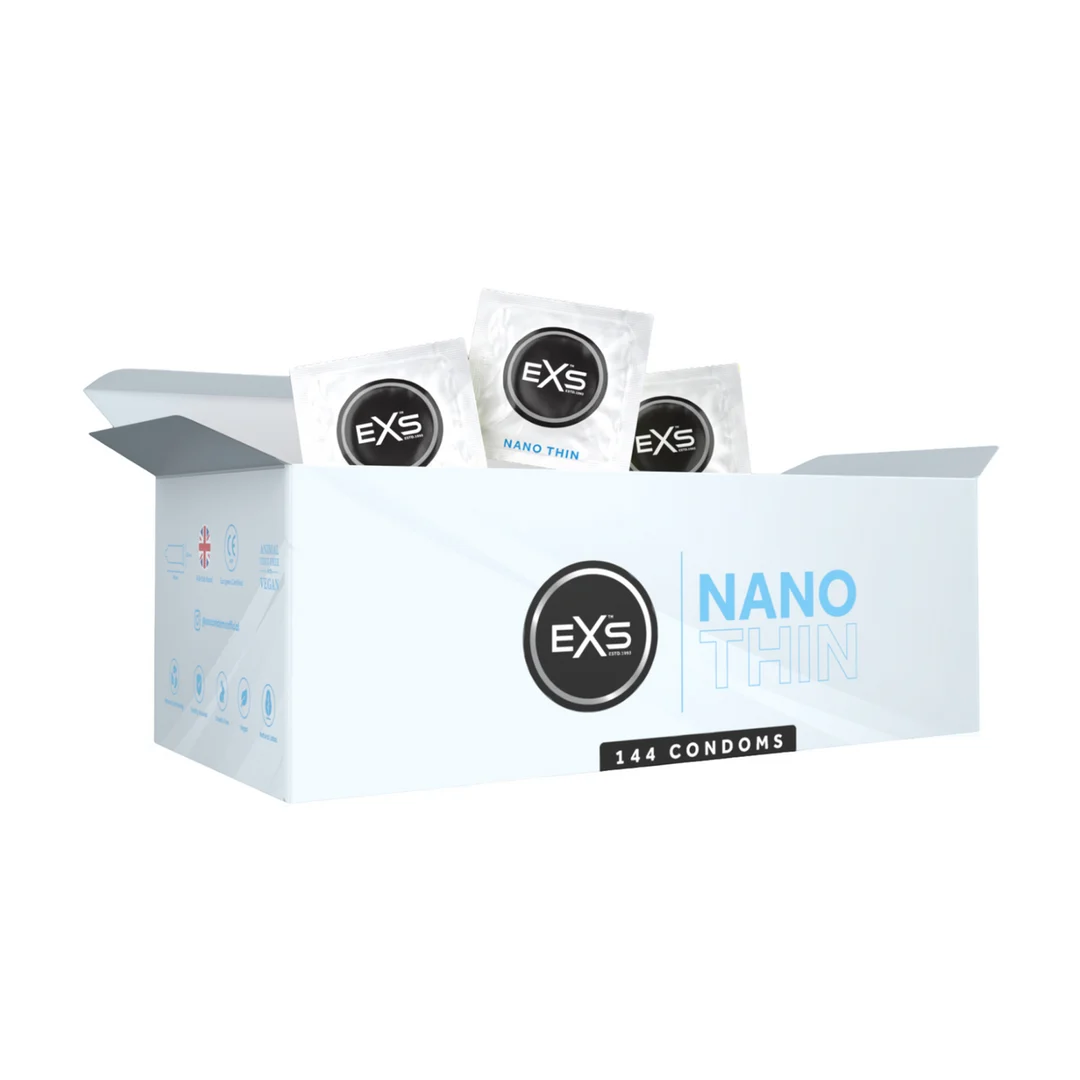 Prezerwatywy EXS Nano Thin, 144 sztuki - obrazek 3