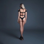 Body Need You Tonight w czarnym wetlook - obrazek 9