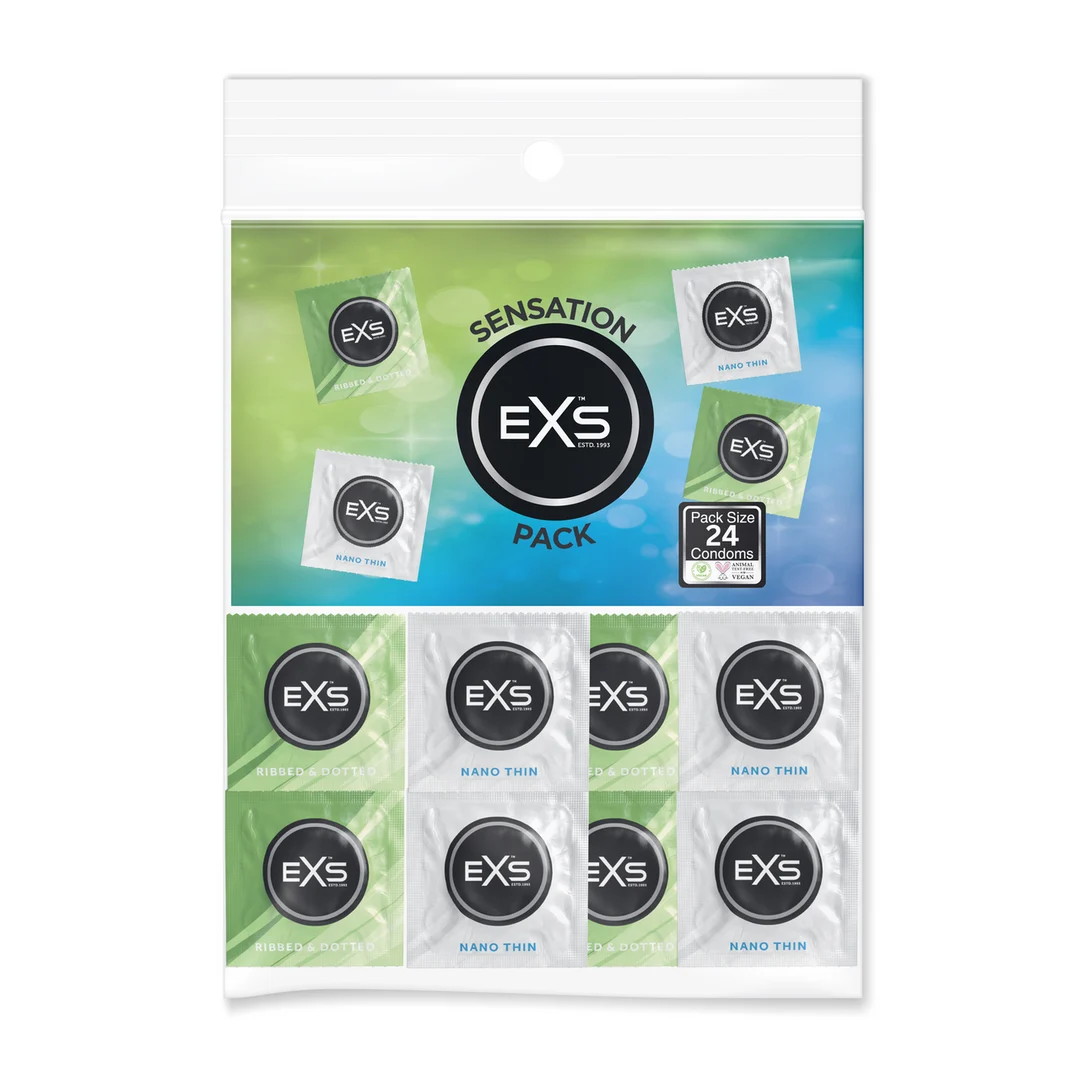 Prezerwatywy EXS Sensation Pack, 24 sztuki - obrazek 4