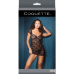 Koronkowa babydoll plus size z różowymi detalami i kokardką, dla pełniejszych kształtów | SexyPlus - obrazek 6
