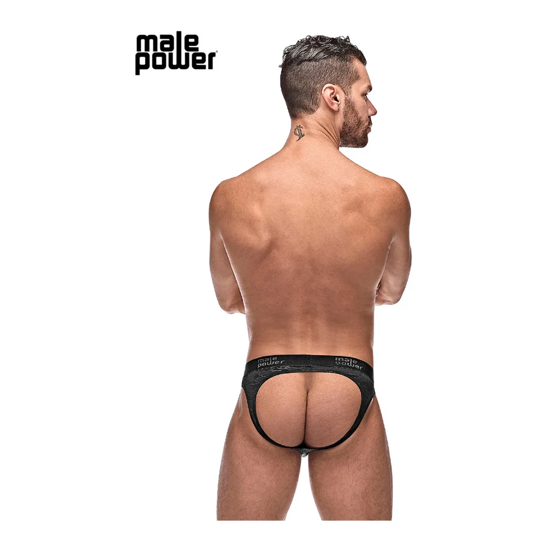 Męska bielizna jockstrap z odkrytym tyłem i wygodnym krojem – Male Power - obrazek 3