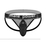 Jockstrap Male Power z czarnym pierścieniem na penisa - obrazek 16