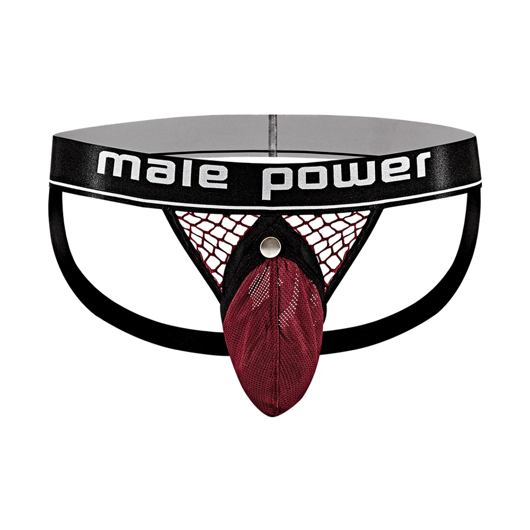 Jockstrap Male Power z czarnym pierścieniem na penisa - obrazek 22
