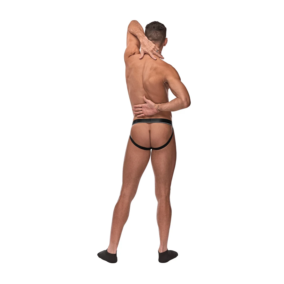 Jockstrap Male Power z czarnym pierścieniem na penisa - obrazek 25