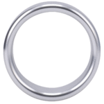 Pierścień erekcyjny ze szczotkowanego aluminium – Medium - obrazek 6