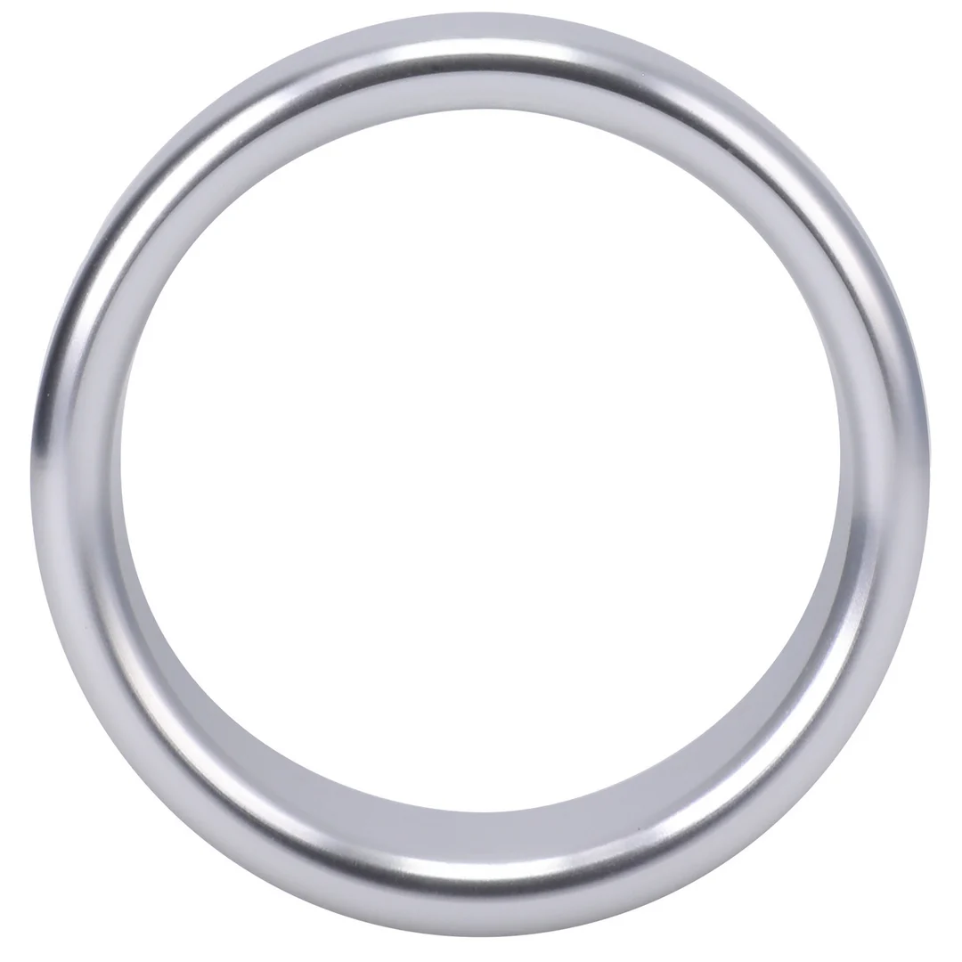 Pierścień erekcyjny ze szczotkowanego aluminium – Medium - obrazek 6