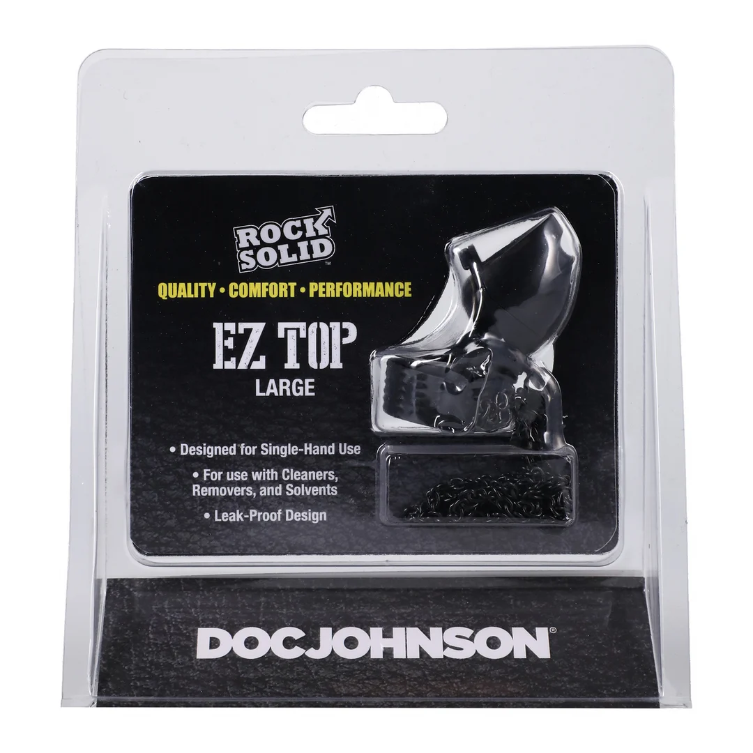 Doc Johnson EZ Top, duży, czarny - obrazek 1