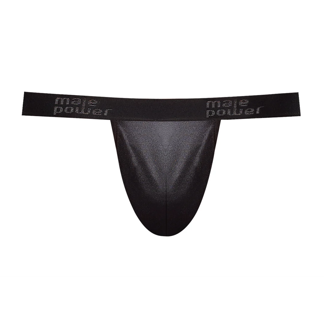 Jockstrap z satynowym wykończeniem i pluszowym pasem, który dodaje pewności siebie – Male Power - obrazek 4