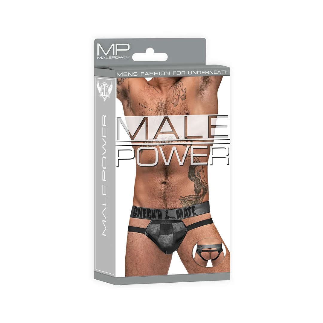Male Power Cut Out Jock - obrazek 1