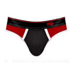 Męski jockstrap w stylu retro i sportowym, podkreślający sylwetkę – Male Power - obrazek 3