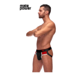 Męski jockstrap w stylu retro i sportowym, podkreślający sylwetkę – Male Power - obrazek 5