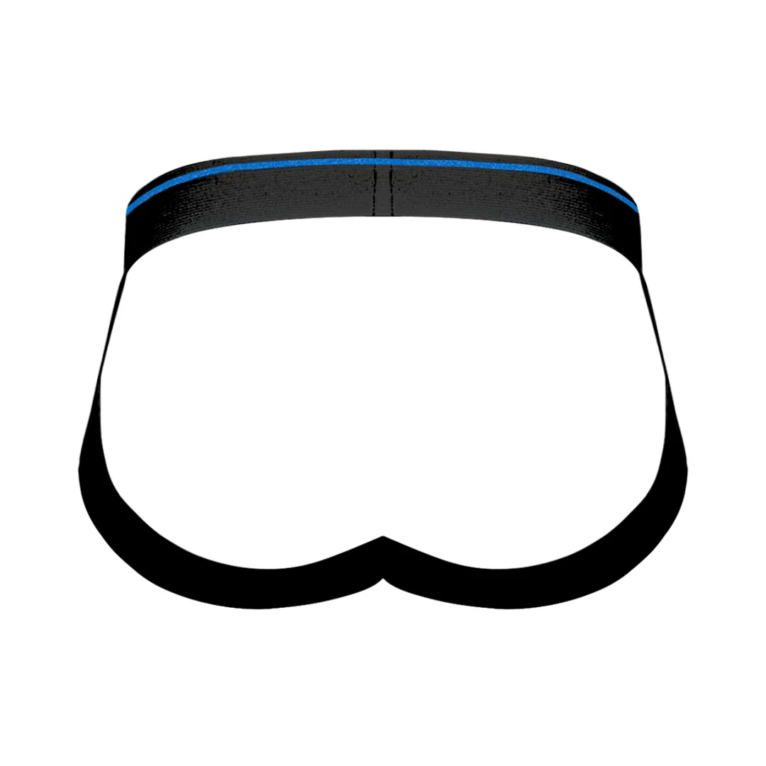 Męski jockstrap w stylu retro i sportowym, podkreślający sylwetkę – Male Power - obrazek 9