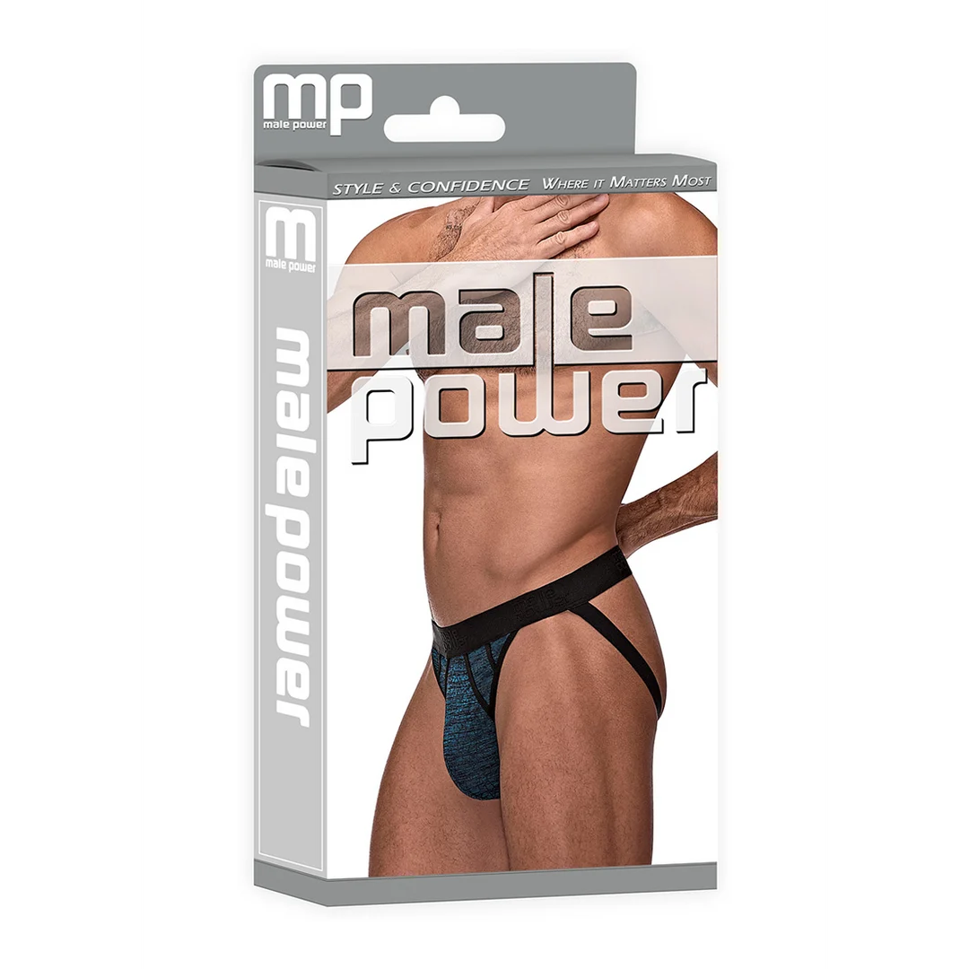 Męski jockstrap z nadrukiem burnout, sportowy styl – Peak Performance - obrazek 1