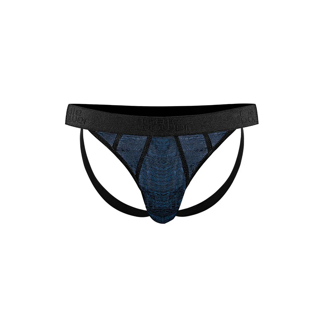 Męski jockstrap z nadrukiem burnout, sportowy styl – Peak Performance - obrazek 10