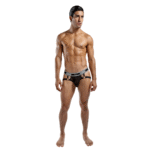 Jockstrap z detalem w postaci pierścieni, seksowna męska bielizna – Male Power - obrazek 8