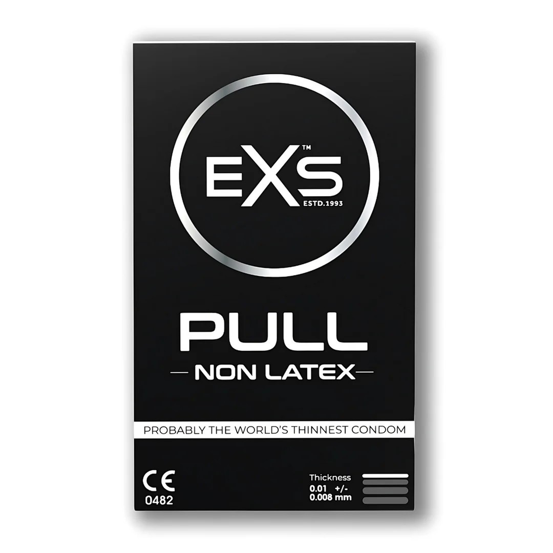 Bezlateksowe prezerwatywy EXS Pull - obrazek 3