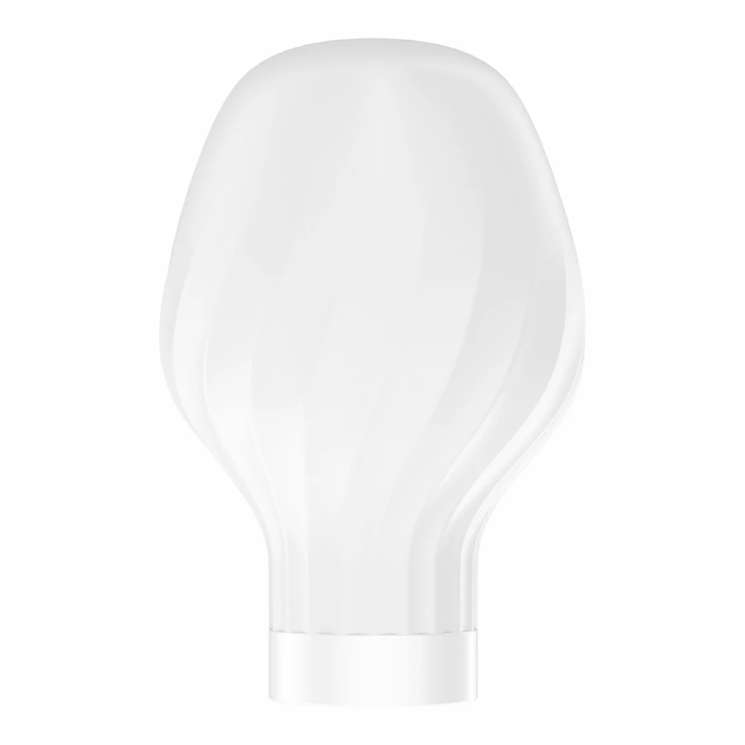 Wibrator typu wand Satisfyer sterowany aplikacją z wymiennymi nasadkami, Satisfyer, biały - obrazek 2