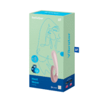 Wibrator typu rabbit Satisfyer – podgrzewany i sterowany przez aplikację – Satisfyer Heat Wave Mauve