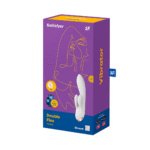 Wibrator rabbit Satisfyer – sterowanie przez aplikację i ładowanie – biały Satisfyer
