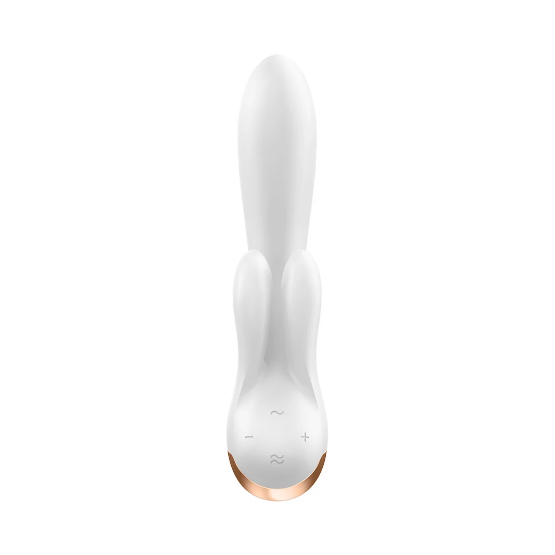 Wibrator rabbit Satisfyer – sterowanie przez aplikację i ładowanie – biały Satisfyer - obrazek 2
