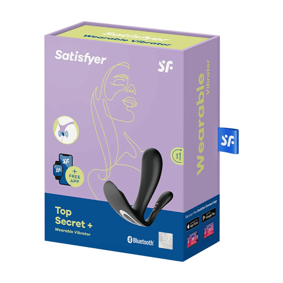 Satisfyer wibrator z płaską podstawą – Top Secret Plus - obrazek 6
