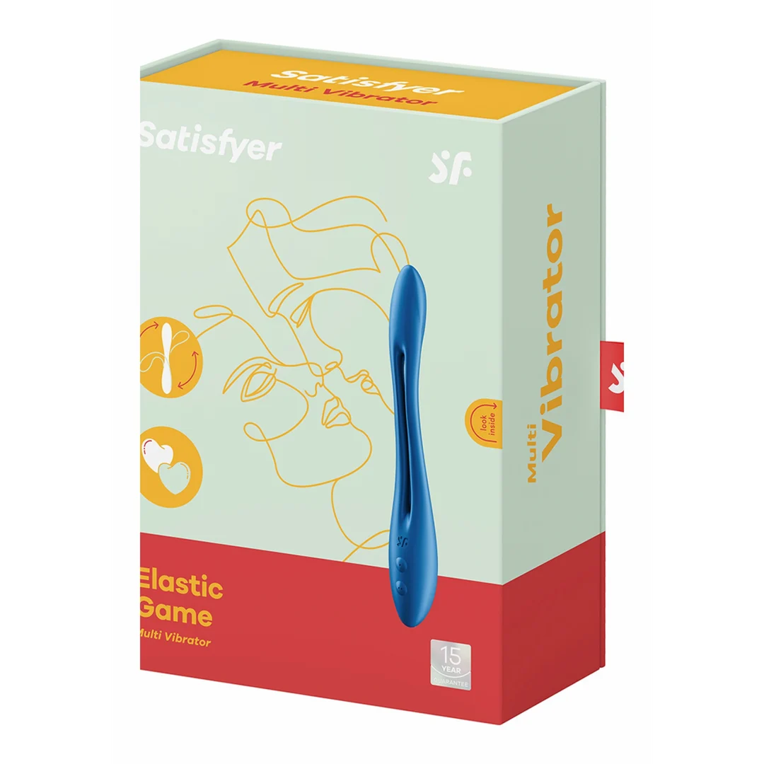 Wibrator Satisfyer do punktu G z 10 programami wibracji – Elastic Game - obrazek 1