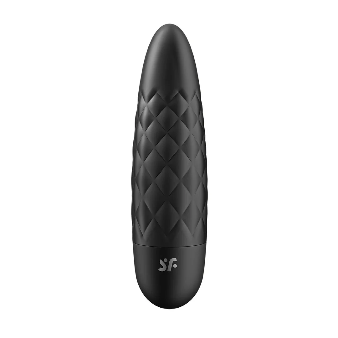 Mini wibrator Satisfyer – precyzyjna końcówka i teksturowana powierzchnia – czarny Satisfyer - obrazek 3