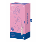 Wibrator Satisfyer Bullet z obracającą się końcówką – przygaszony róż