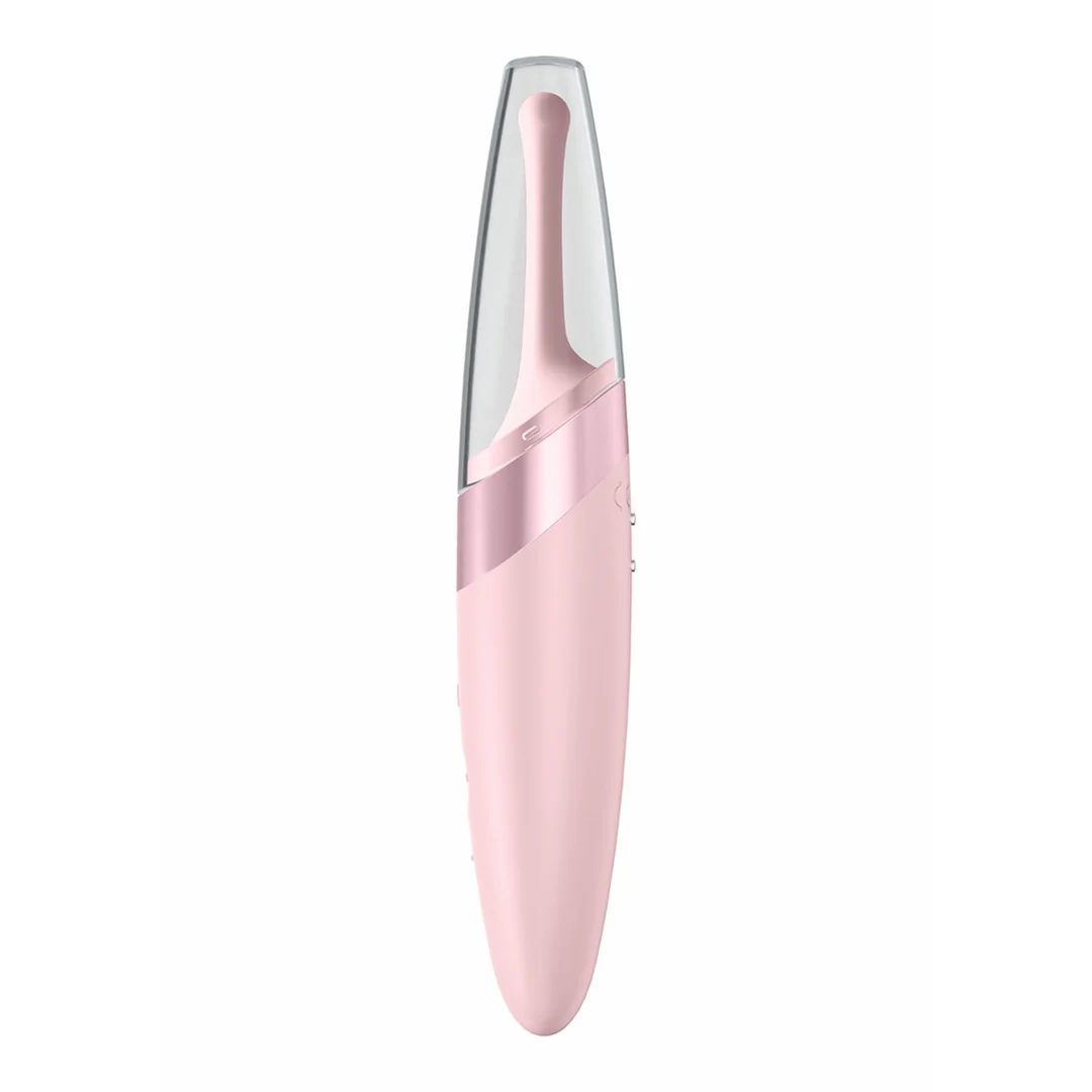Wibrator Satisfyer Bullet z obracającą się końcówką – przygaszony róż - obrazek 3