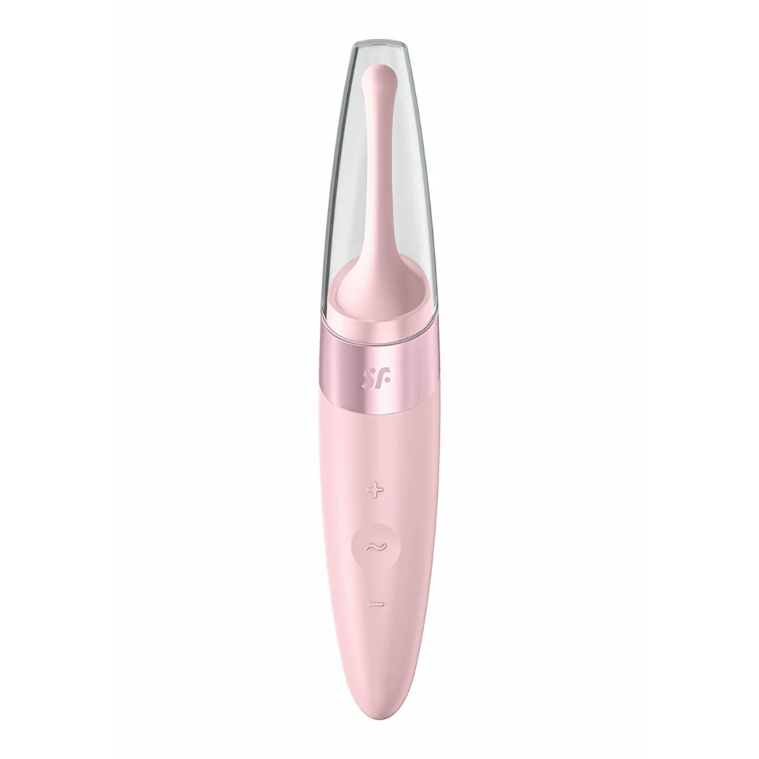 Wibrator Satisfyer Bullet z obracającą się końcówką – przygaszony róż - obrazek 5