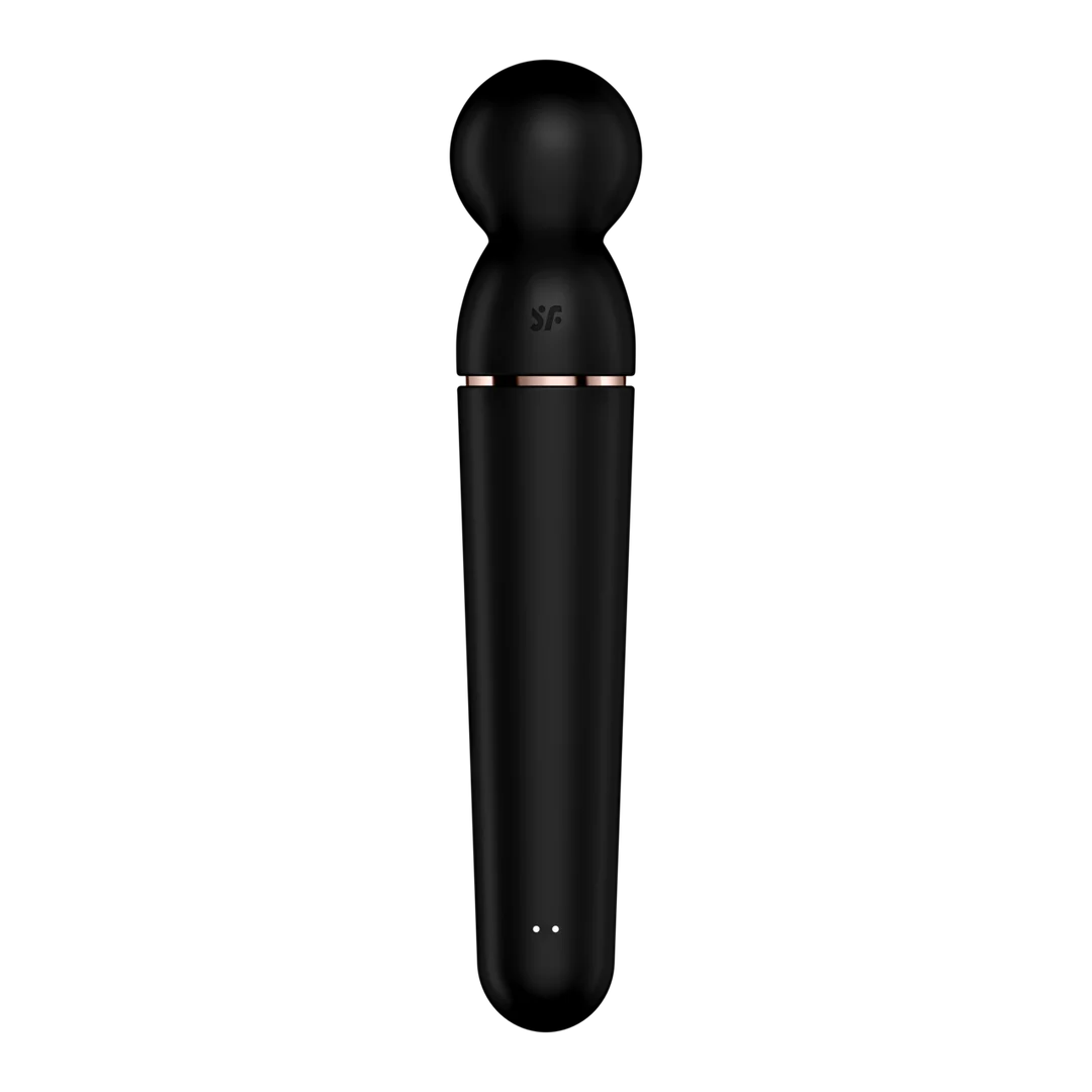 Masażer typu wand Satisfyer, 10 trybów i 6 poziomów intensywności, Satisfyer, czarny i różowe złoto - obrazek 3