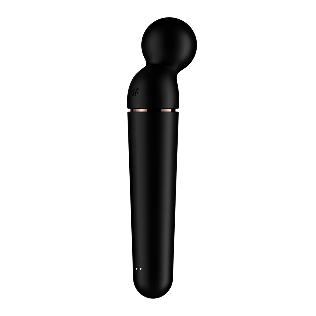 Masażer typu wand Satisfyer, 10 trybów i 6 poziomów intensywności, Satisfyer, czarny i różowe złoto - obrazek 4
