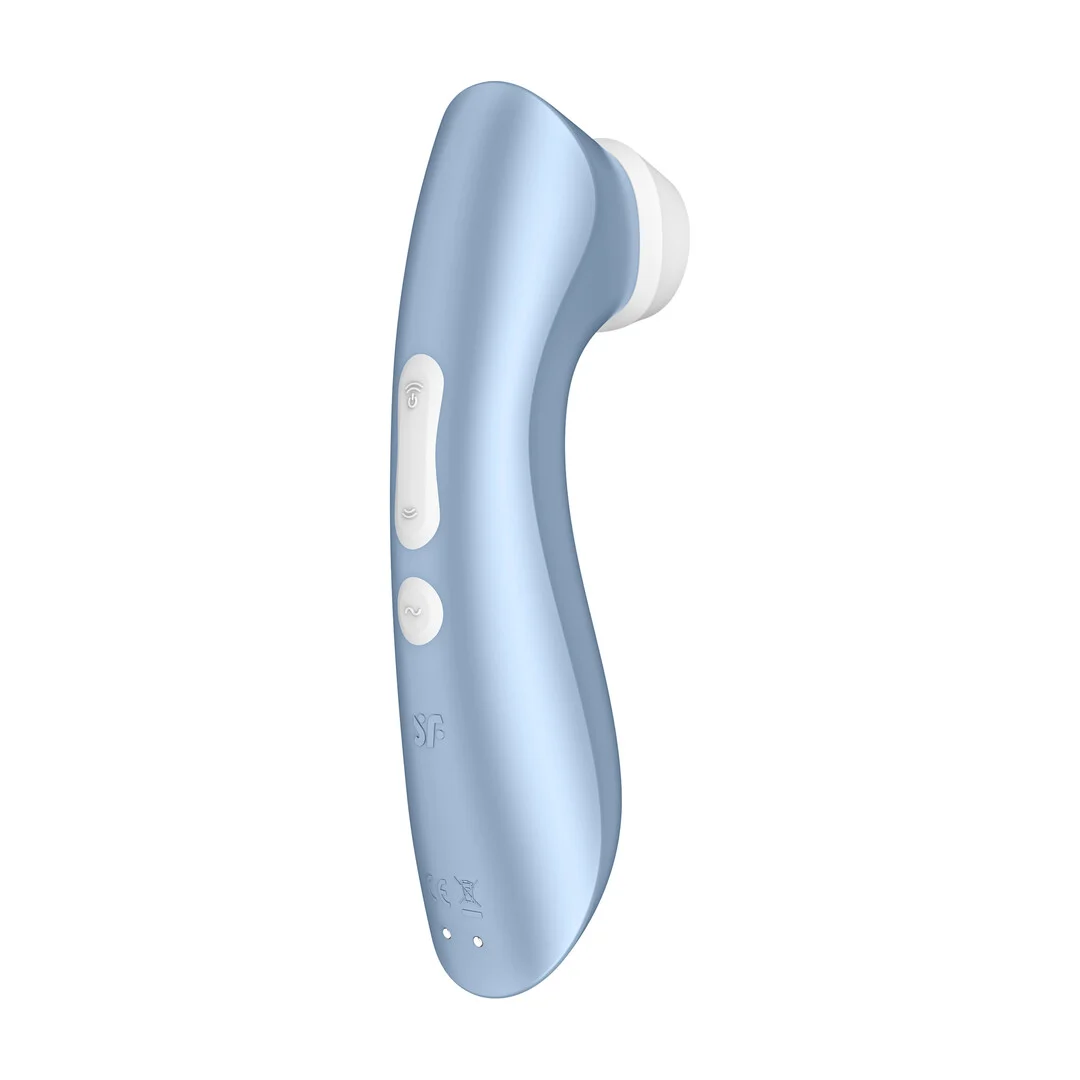 Satisfyer wibrator do łechtaczki z technologią Airpulse, niebieski - obrazek 2