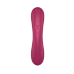 Satisfyer Podwójny wibrator z Air Pulse – czerwony - obrazek 4