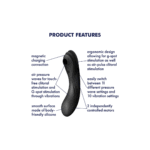 Wibrator do punktu G Satisfyer z 11 falami powietrza – Curvy Trinity 4 - obrazek 3
