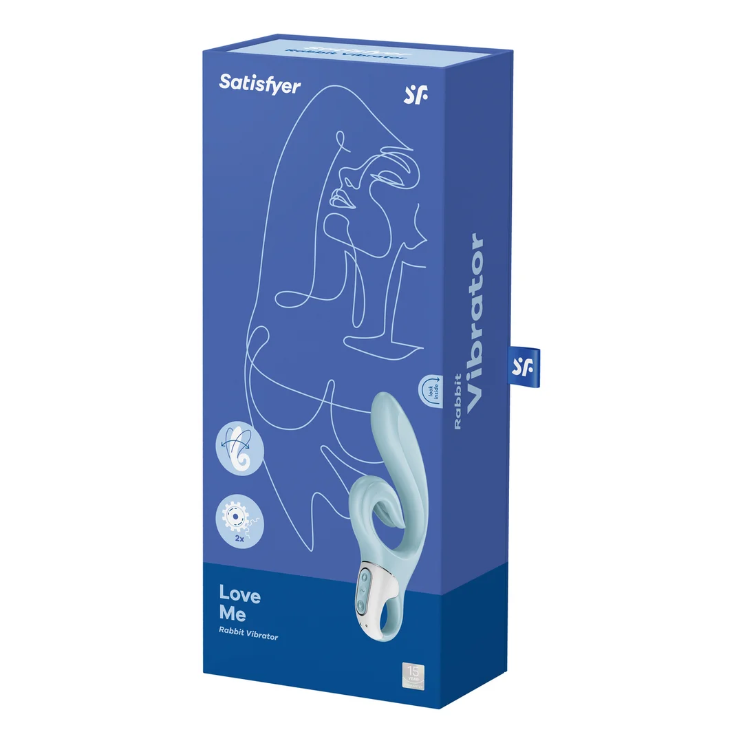 Satisfyer Love Me niebieski stymulator punktu G i łechtaczki - obrazek 1